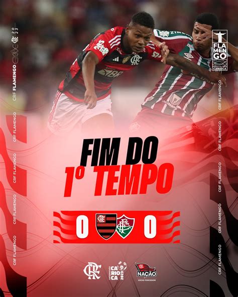 Flamengo on Twitter Fim do primeiro tempo no Maracanã 0 a 0