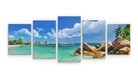 Cuadro decorativo Rcs Decorações Quadro cuadro panorámico paisaje playa