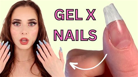 Trying The Gel X Nail Technique Youtube