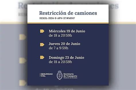 Fin De Semana Xxl Con Restricci N De Camiones En Rutas Nacionales