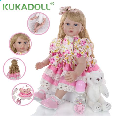 Kukadoll Inch Reborn Baby Dolls Cm Silicone Soft Cloth Body