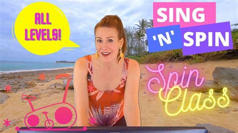 Sing N Spin Fun Minute Spin Class Indoor Cycling Class Set To