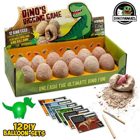 Free Day Shipping Buy Jitterygit Dinosaur Digging Eggs Toy