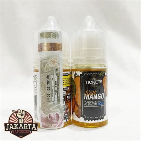 Jual SALT EJM TICKETS MANGO XTRA ICE SALTNIC 30ML 25MG BY EJM