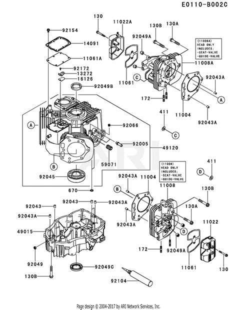 Kawasaki Engine Parts Diagrams