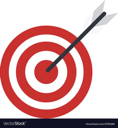 Bullseye or dart board icon image Royalty Free Vector Image