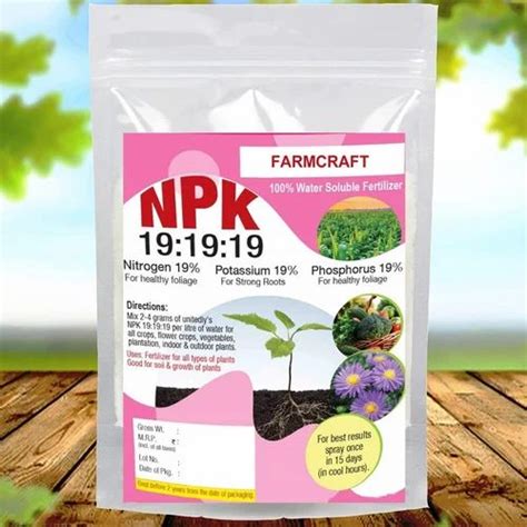 Powder 19 19 19 Agriculture Npk Fertilizers Bag 1 Kg At 350 Kg In