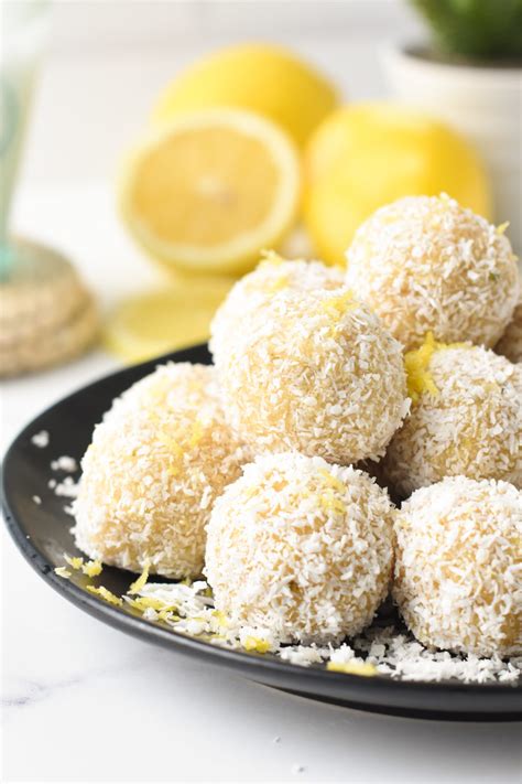 Lemon Energy Balls 4g Protein The Conscious Plant Kitchen