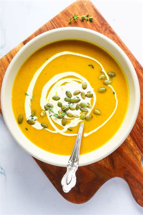 Roasted Pumpkin Soup - Organized Island