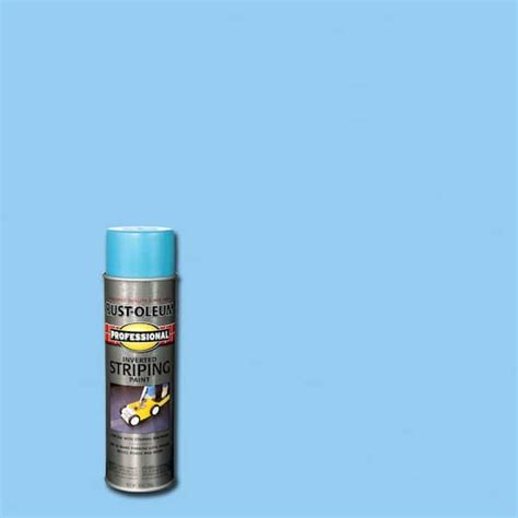 Rust Oleum Professional 18 Oz Flat Blue Inverted Striping Spray Paint