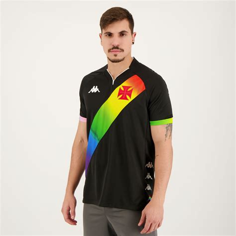 Camisa Kappa Vasco I 2023 LGBTQIAPN FutFanatics