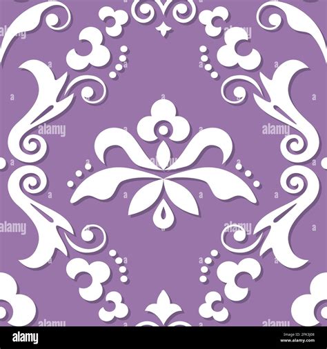 Fleurs Violettes Royales Banque D Images Vectorielles Alamy