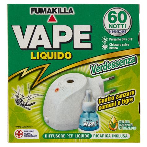 VAPE Elettroemanatore Liquido Spina Verdessenza Ricarica Liq 60