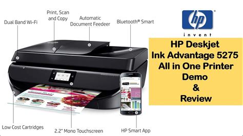 Hp Deskjet 5275 Printer Unboxing And Review Youtube