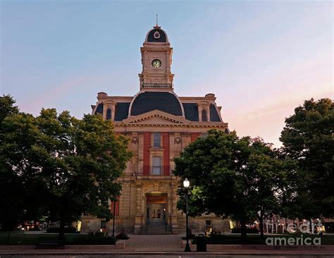 Hamilton County Courthouse, Indiana Photograph by Steve Gass