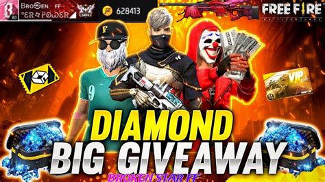 Free Fire Live Giveaway Custom Room Ff Live Diamond Giveaway