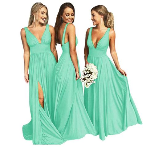 Les Robes De Demoiselle Dhonneur Turquoise Pour Le Mariage Sur La