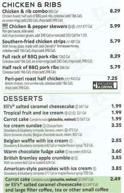 Menu At The Kings Ford Jd Wetherspoon Pub And Bar London