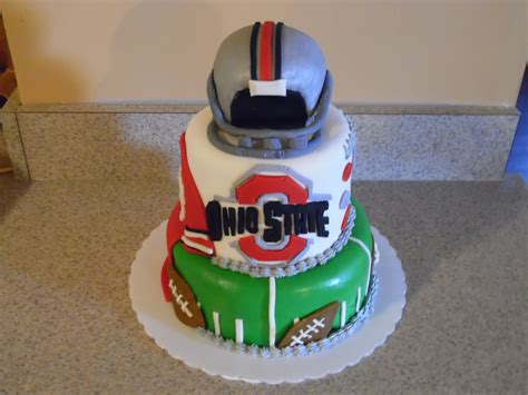 Ohio State Buckeyes Football Cake Ohio State Football 40th Birthday