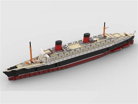 Lego Moc Rms Queen Elizabeth Building Instructions Only By Bru Bri