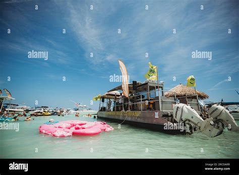 Live Music In The Florida Keys Performed On The Water To Large Crowd