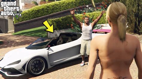 GTA 5 Franklin Gives Tracey An Expensive Car As Christmas Gift Road