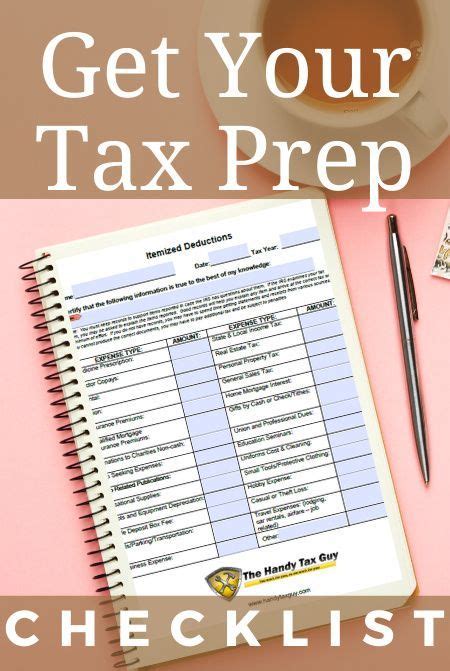 Printable Tax Preparation Checklist Excel