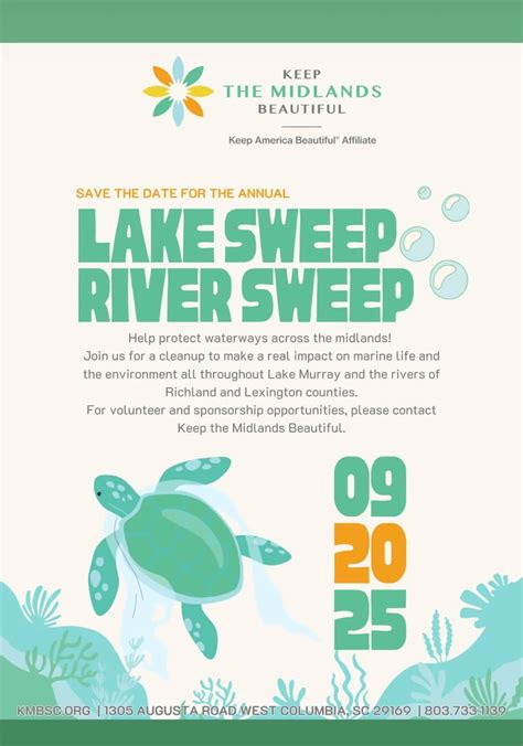 Keep the Midlands Beautiful Lake Sweep River Sweep | South Carolina