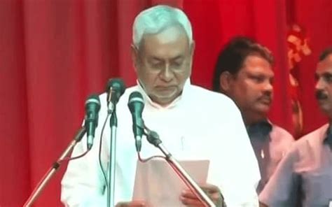 Nitish Kumar Takes Oath As Bihar Cm Tejashwi As His Deputy