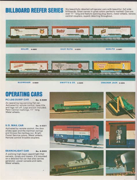 Lionel O-Gauge Electric Trains catalog 1973