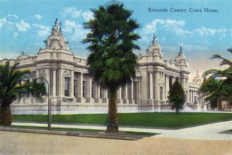 'Riverside, California - Exterior View of the Riverside County Court House, c.1915' Posters ...