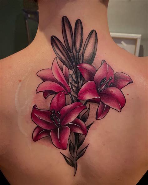 Lilium flower tattoo neotraditional | Gladiolus tattoo, Gladiolus flower tattoos, Flower tattoo ...