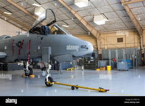 An A 10 Thunderbolt From The 354th Fighter Squadron Sits Parked In A