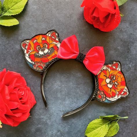 Turning Red Ears Mei Mei Mickey Ears Disney Ears Mickey Etsy