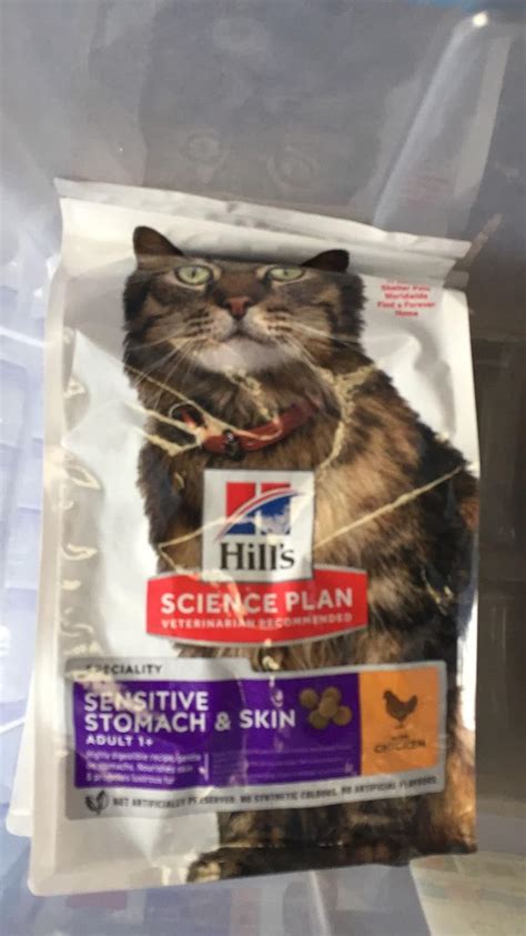 Hills Science Plan Cat Food Sensitive Stomach and Skin New Edition 1 ...