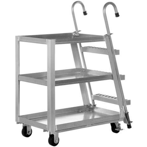 Vestil Spa3 2840 44 X 27 78 X 50 316 Aluminum 3 Shelf Stock Picker