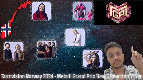 Eurovision Norway Reacting To Melodi Grand Prix Heat Songs