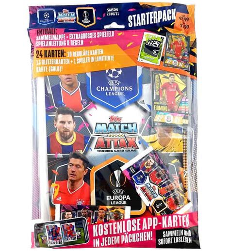 Topps Champions League Match Attax Starterpack Stickerpoint