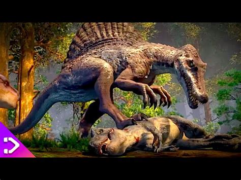 Spinosaurus Jurassic Park Vs T Rex