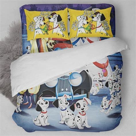 101 Dalmatians Bedding Set Duvet Cover Set Teeuni