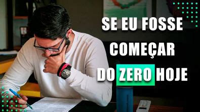 Como Começaria a Estudar para CONCURSO do ZERO hoje Português