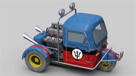 Racing Three Wheeler 3D Model - TurboSquid 2119578