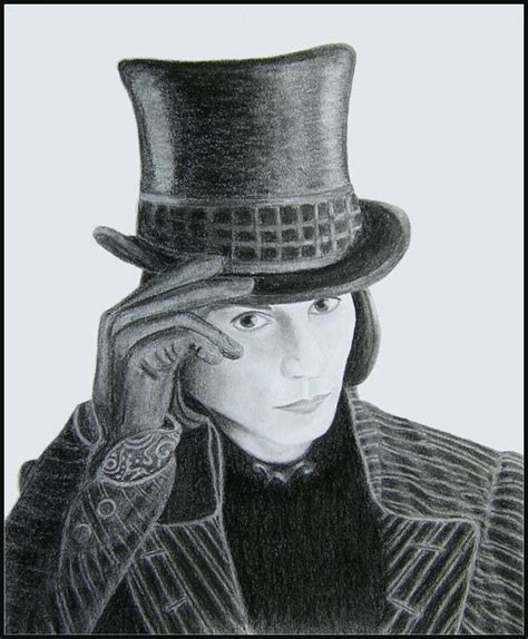 Willy Wonka Portrait By Saddiamonds On Deviantart