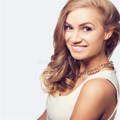 Cute Blonde Woman Stock Photo Image Of Blond Face Freshness