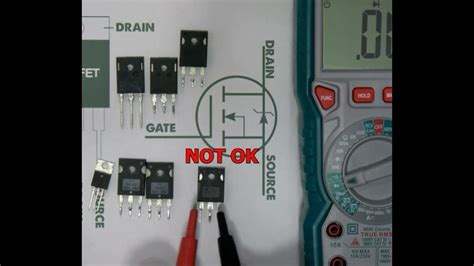 How To Test Mosfet Using A Digital Multimeter Youtube