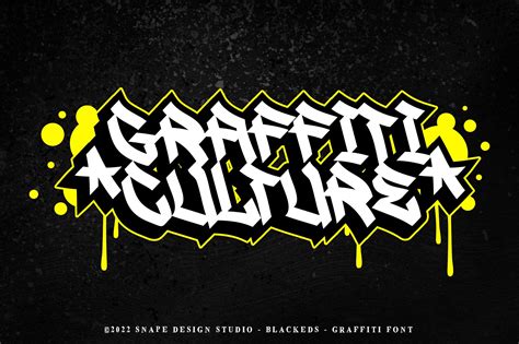 Blackeds - Graffiti Font – MasterBundles