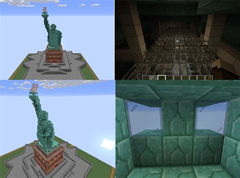 My Statue of Liberty build : Minecraft