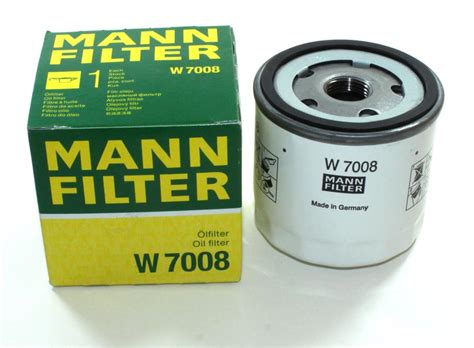 W7008 Mann Filter Масляный фильтр W 7008 купить цена EXIST UA