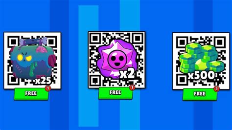 Free X2 Hypercharge 🥳 Starr Drops Qr Code Brawl Stars Qr Codes 2024