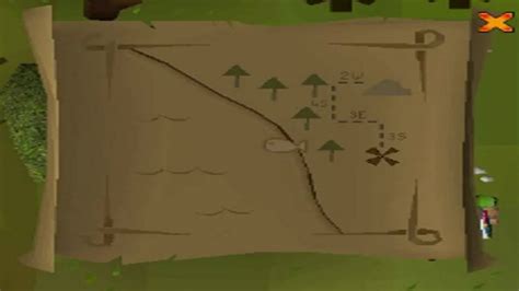 Fishing Spot Map Dig Location Beginner Clue Scroll OSRS Old School